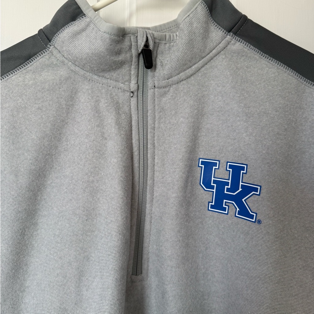 Top of the World Gray 3/4 Zip Univ of Kentucky Size XL - Mesmnts in Pictures